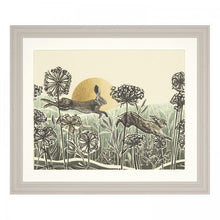 Load image into Gallery viewer, Light of Day Hare Framed Print
