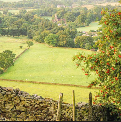 Early Autumn Over Edale Card