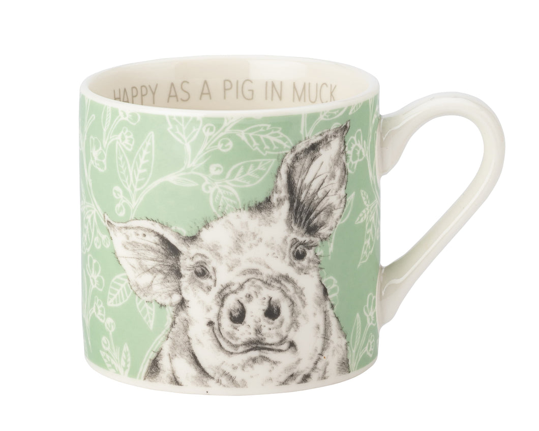 Fieldview Farm Pig Mug