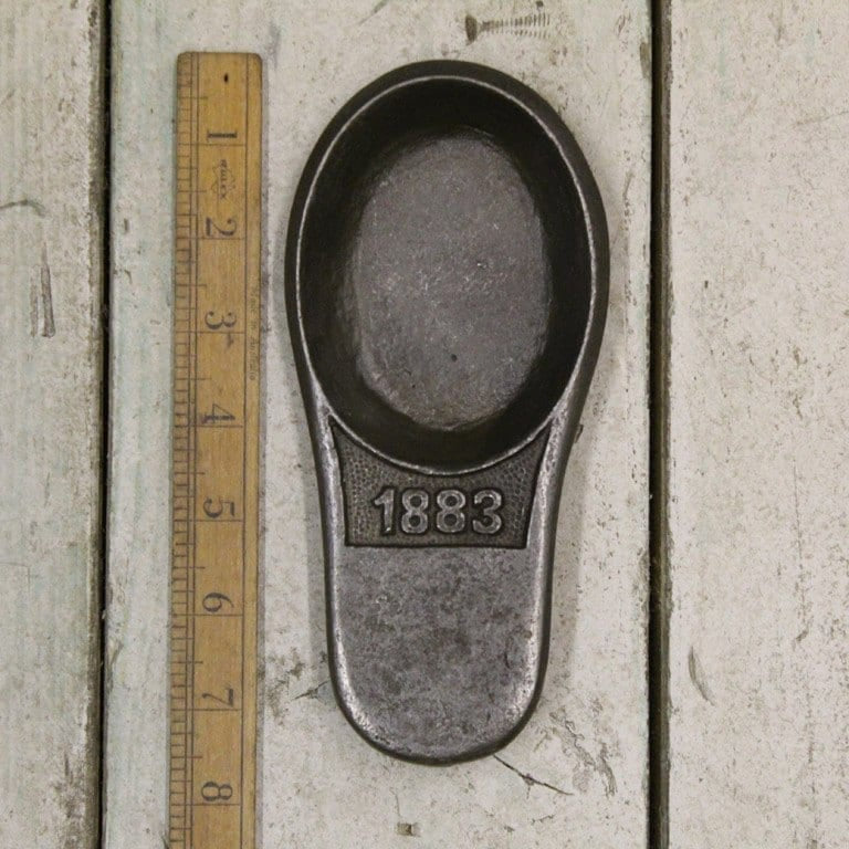 Spoon Dish Antique Iron 1883