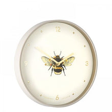 Load image into Gallery viewer, 12&quot; Bee in Bloom Wall Clock
