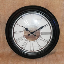 Load image into Gallery viewer, Amsterdam Black Wall Clock
