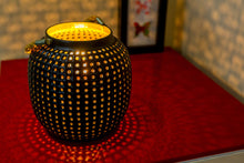 Load image into Gallery viewer, Black Ceramic Lantern
