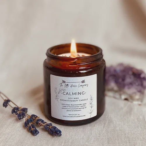 Calming  Aromatherapy Soy Wax Candle
