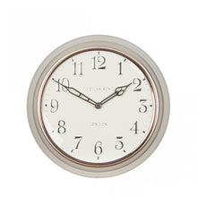 Load image into Gallery viewer, Thomas Kent Campbell Wall Clock - Pewter 12&quot;
