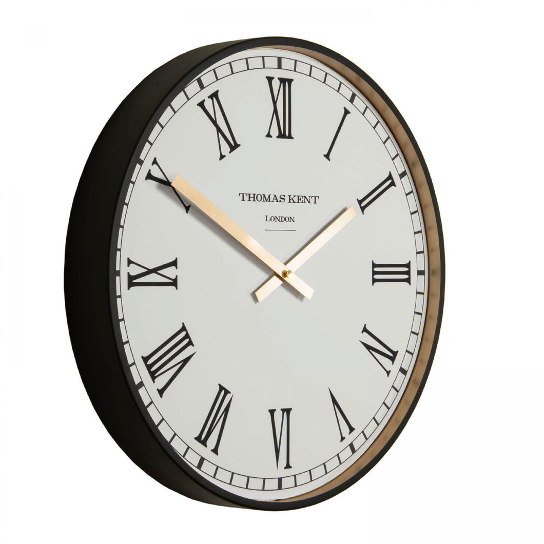 Thomas Kent Clocksmith Wall Clock - Black 16