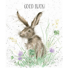 Load image into Gallery viewer, Clover Good Luck Card
