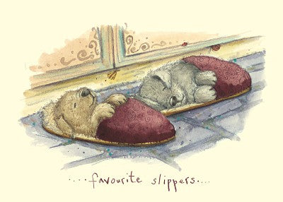 Favourite Slippers Card