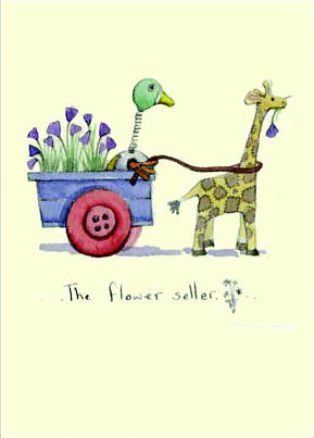 The Flower Seller Card