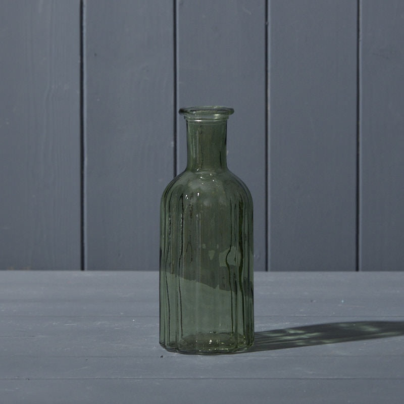 Vintage Green Glass Bottle