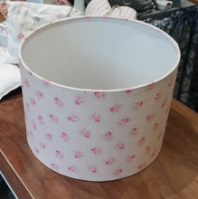 Load image into Gallery viewer, Bespoke Lampshade in Vintage Posies Fabric
