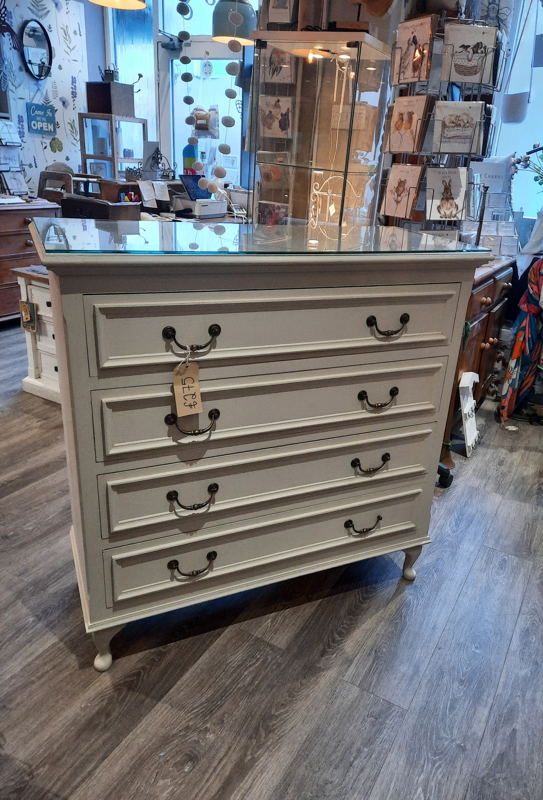 Pine Painted Chest of Drawers