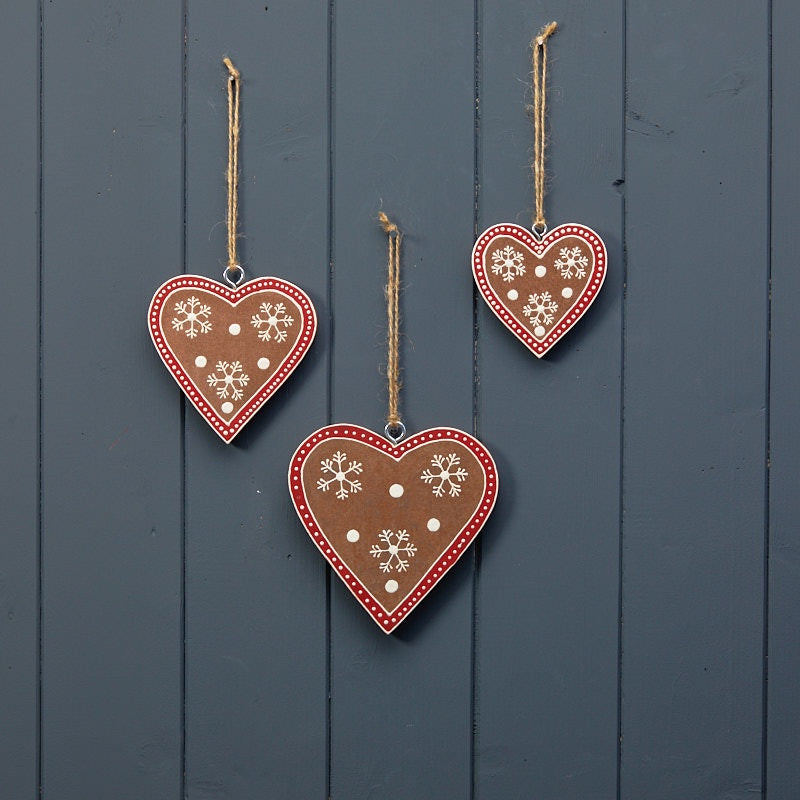 Hand Painted Hanging Heart