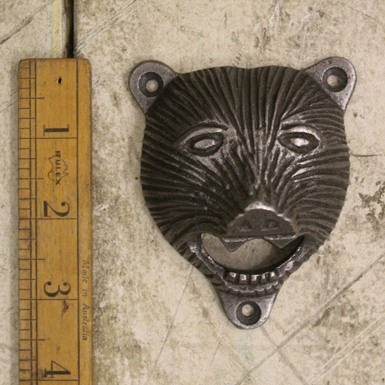 Bottle opener wall mounted BEAR HEAD