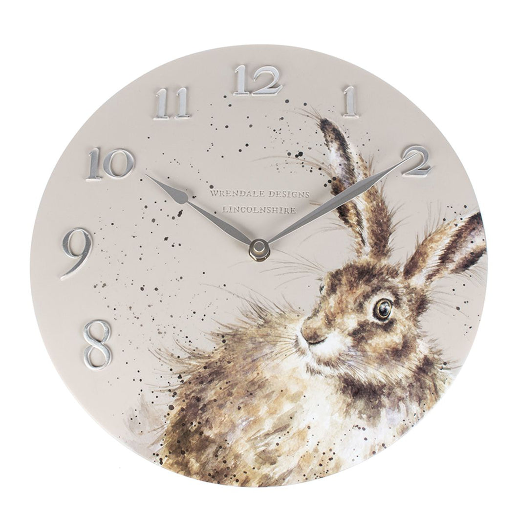 Bright Eyes Hare Wall Clock